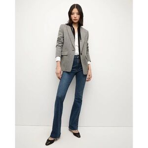 ZARA Long Line Single Button Blazer